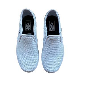 {Vans} White Asher Slip-On Sneaker - size 9